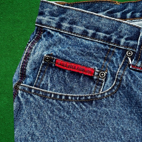 Y2K US Polo Assn Baggy Carpenter Jean Shorts - Picture 4 of 6